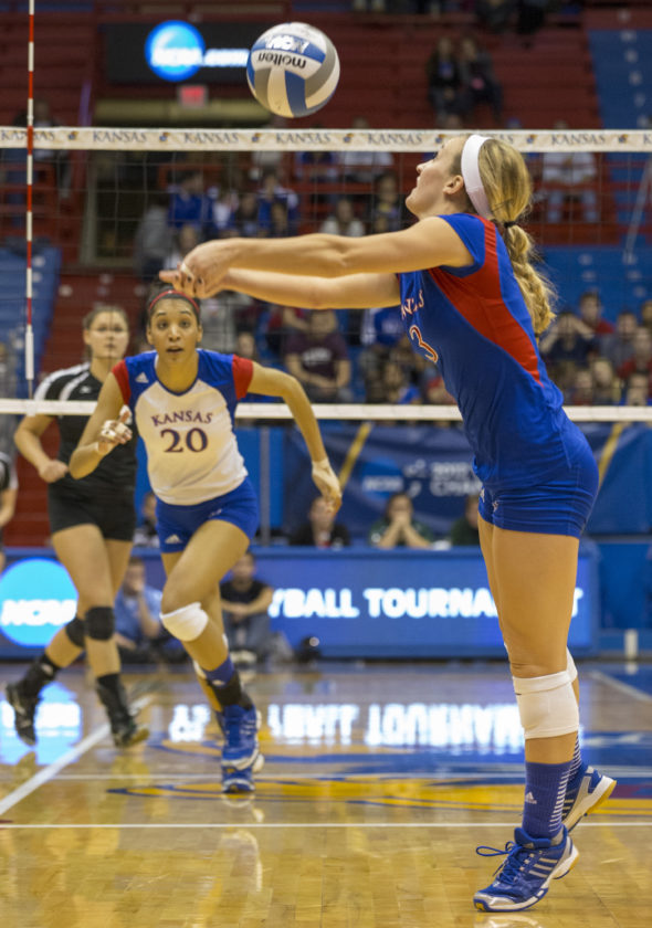 Photo gallery Kansas Volleyball vs. Cleveland State (NCAA First Round